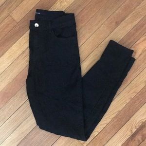 J Brand 28 Black Jeans (Maria High Rise Skinny)